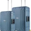 CarryOn Steward Kofferset - 2-delige TSA Trolleyset Met Kliksloten - Dubbele Wielen - Blauw