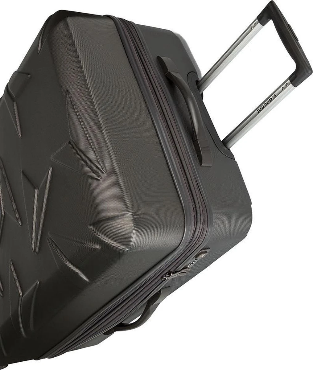 Decent Harde Koffer Q-LuxxHoogte > 67 Cm - Grijs - Afbeelding 5