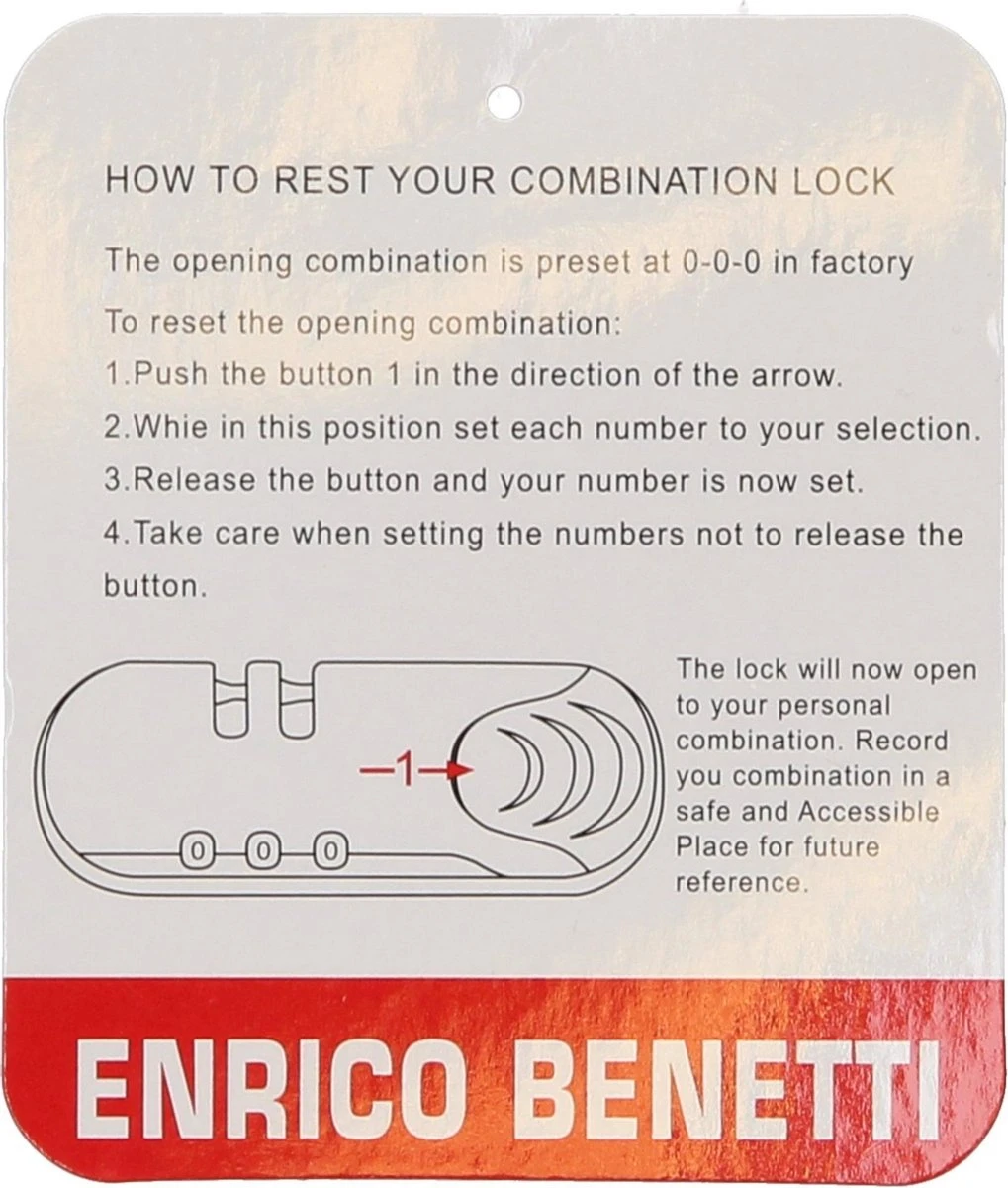 Enrico Benetti Louisville 39040 Handbagage Koffer Hardcase ABS - Zwart - Afbeelding 5