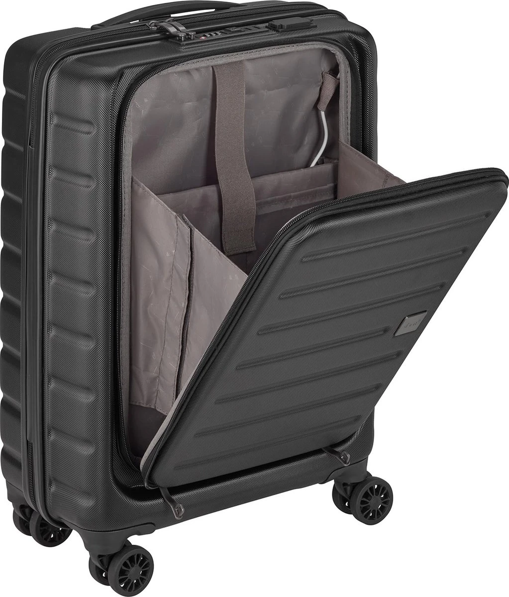 Business Handbagage Trolley Met Laptopvak