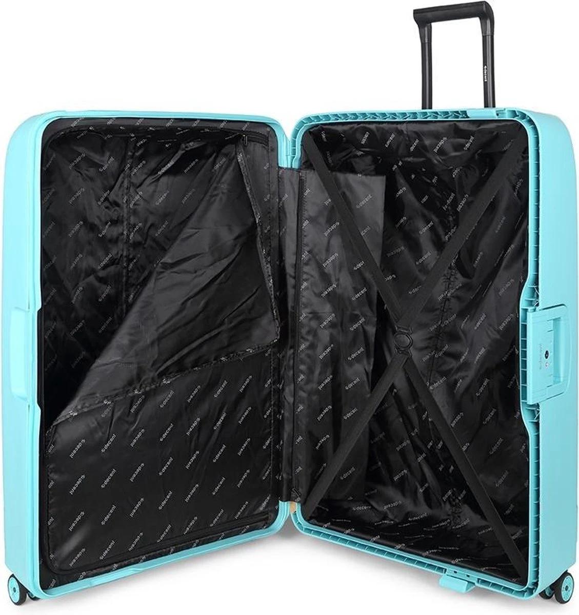 Decent Transit Medium Koffer - 70 Cm - Lichtblauw - Afbeelding 4