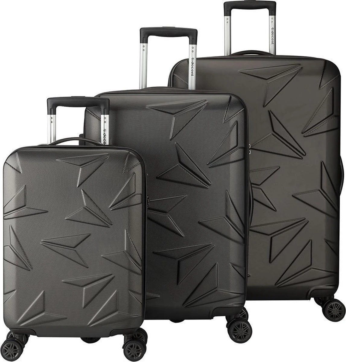 Decent Harde Koffer Q-LuxxHoogte > 67 Cm - Grijs - Afbeelding 10