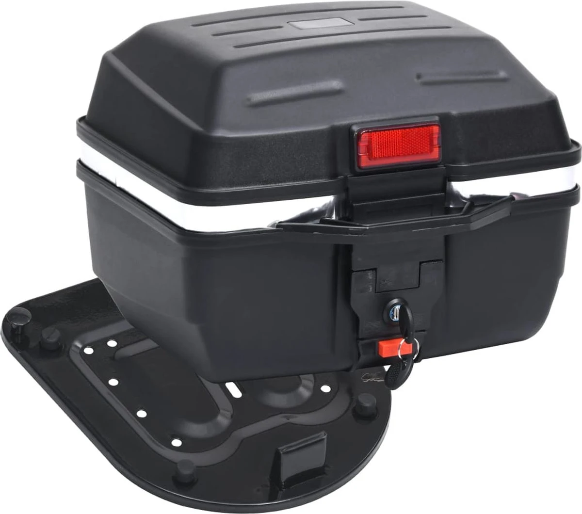 VIDAXL Topkoffer Voor Motor 24 L Voor 1 Helm - Afbeelding 6