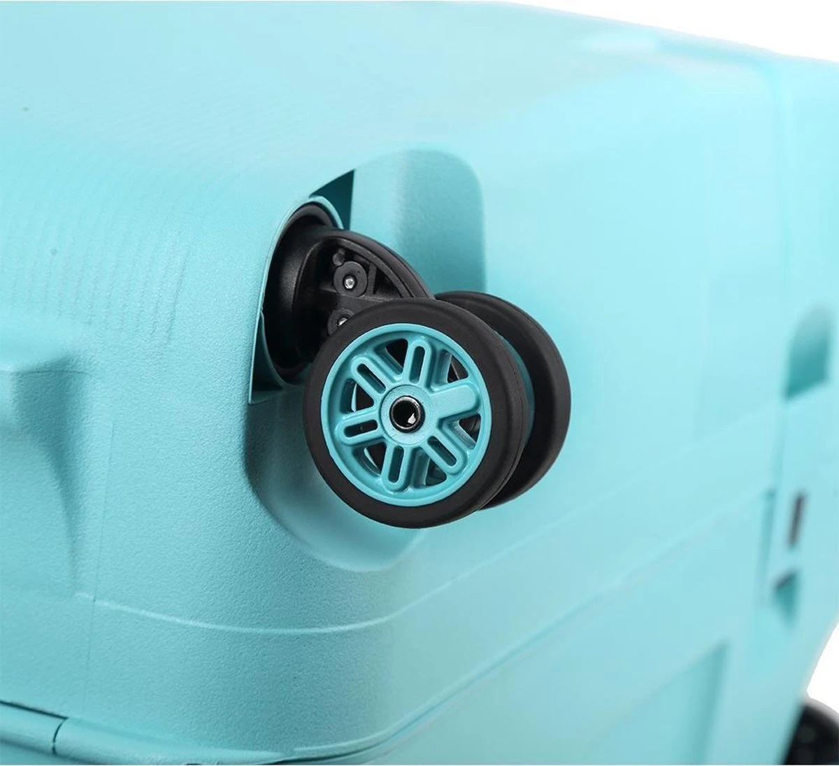 Decent Transit Medium Koffer - 70 Cm - Lichtblauw - Afbeelding 6