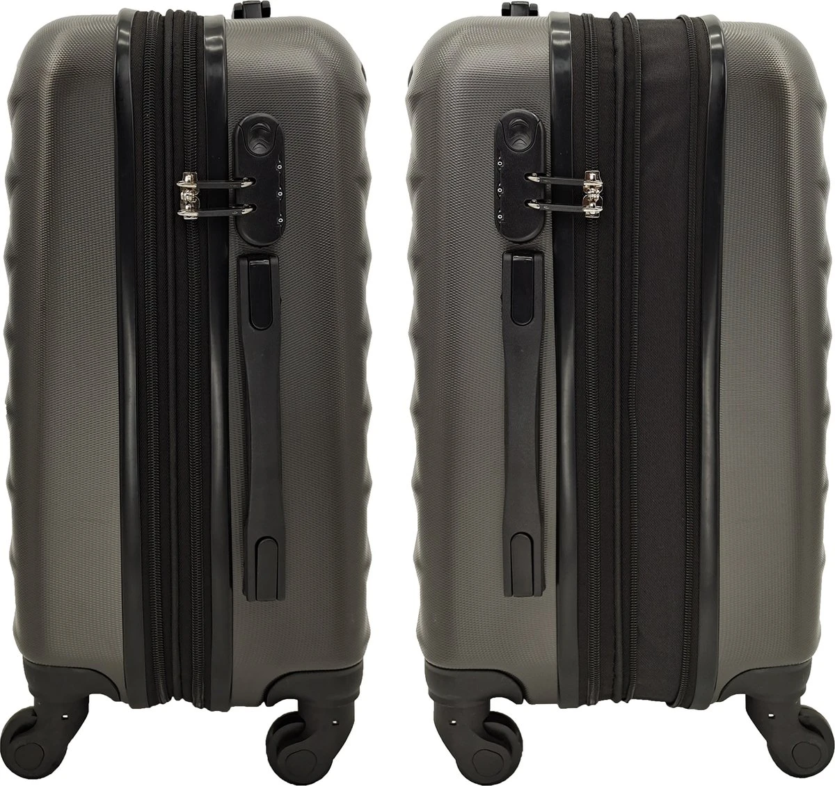 SB Travelbags 'Expandable' Bagage Koffer 65cm- Donker Grijs - Afbeelding 8