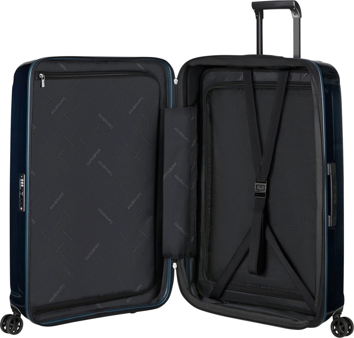 Samsonite Reiskoffer - Nuon Spinner 69/25 Exp (Medium) Metallic Dark Blue - Afbeelding 4