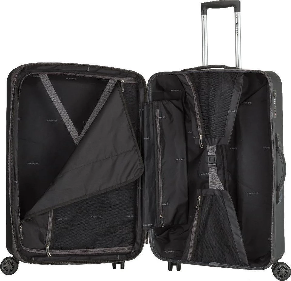 Decent Harde Koffer Q-LuxxHoogte > 67 Cm - Grijs - Afbeelding 20