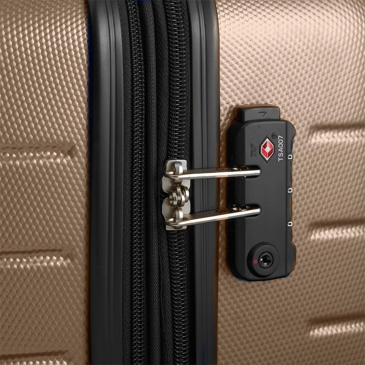 Swiss Alpine 2.0 - Reiskoffer- 77 Cm - 4 Wielen - Goud - Brons - Afbeelding 5