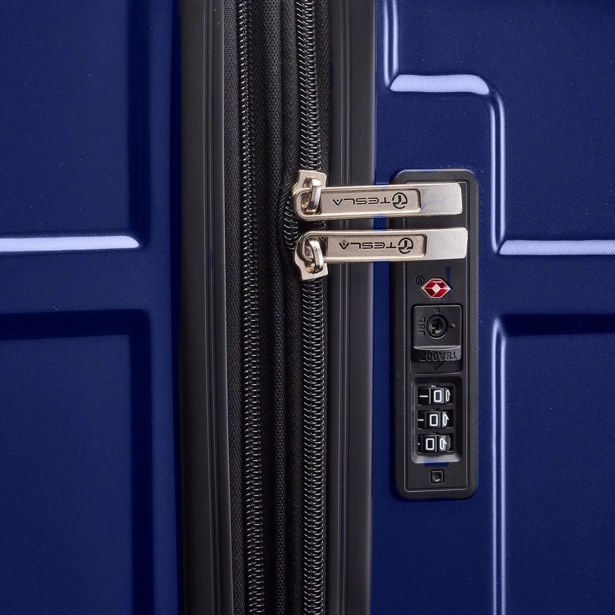 Tesla PC - Reiskoffer - 65 Cm - 4 Wielen - Blauw - Afbeelding 7