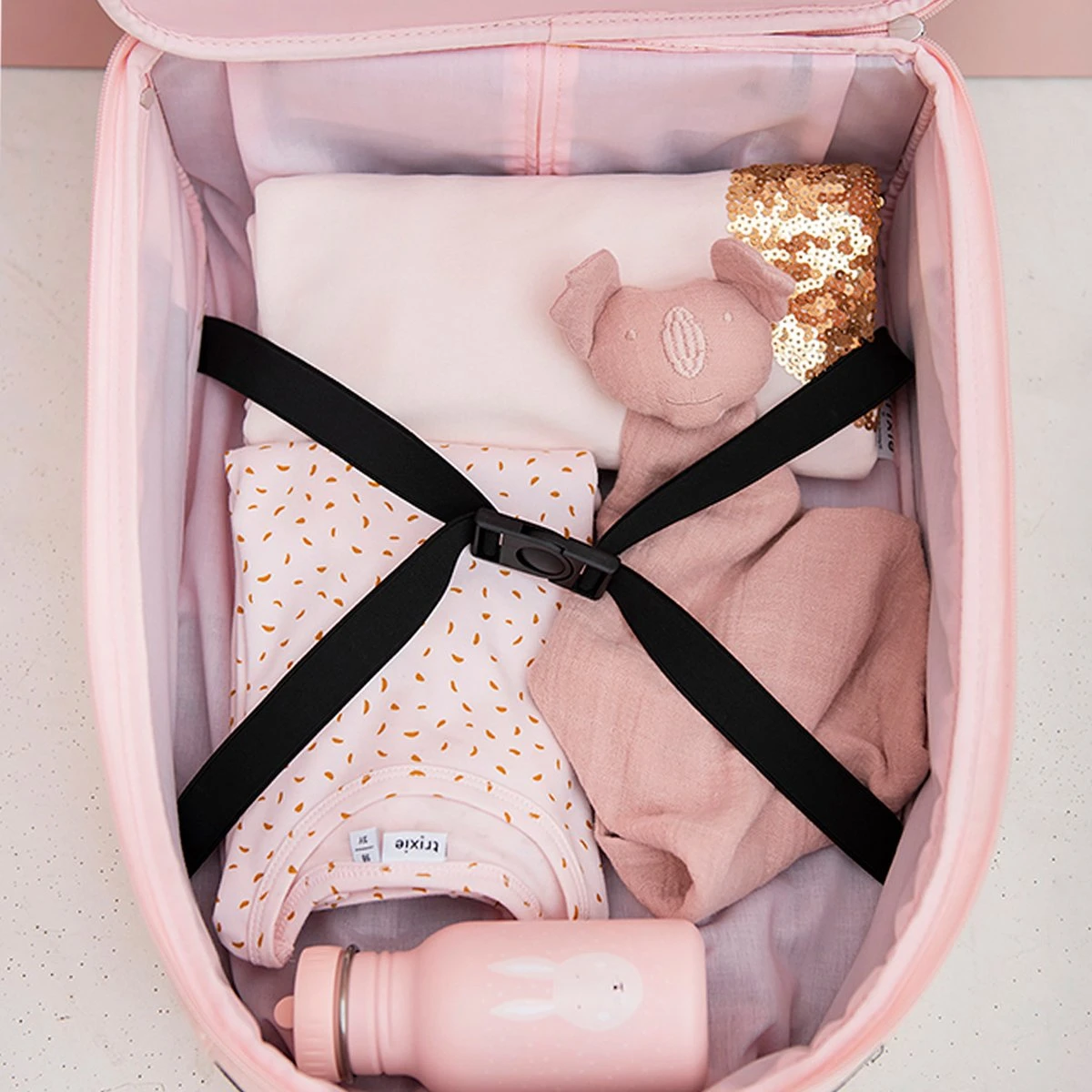 Trixie - Trolley Kinderkoffer - Reistrolley - Mrs Rabbit - Afbeelding 5