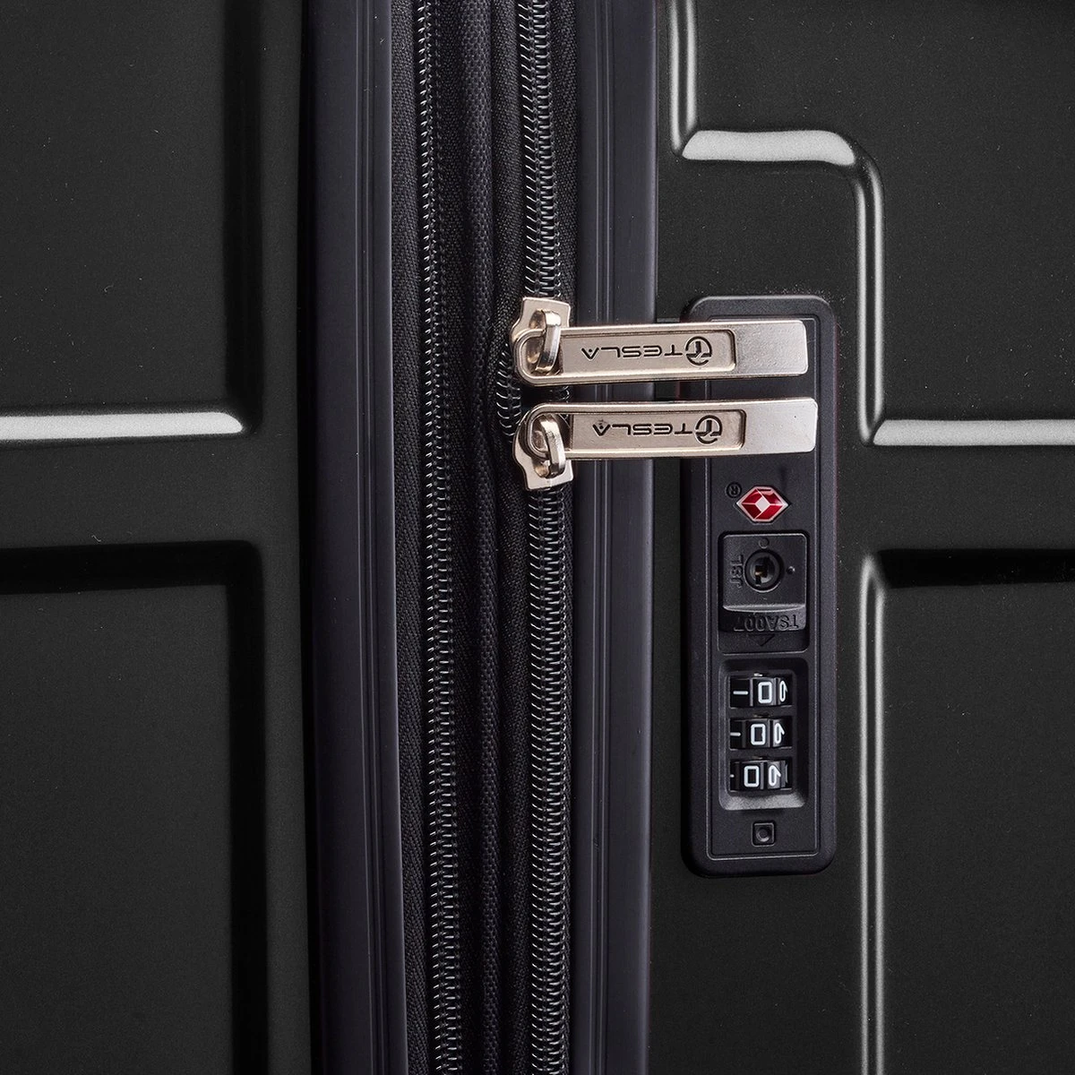 Tesla PC - Reiskoffer - 65 Cm - 4 Wielen - Zwart - Afbeelding 6