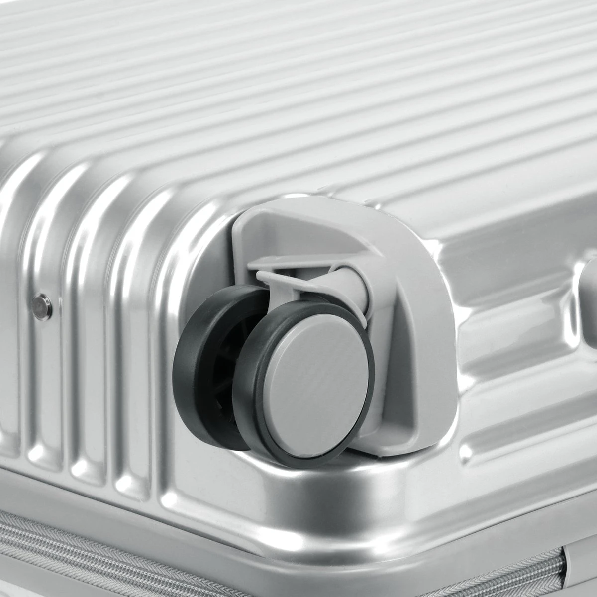 Royal Swiss - Reis Koffer - 76cm - Cijferslot- Lichtgewicht Koffer - 4 Wielen - Silver - Afbeelding 7