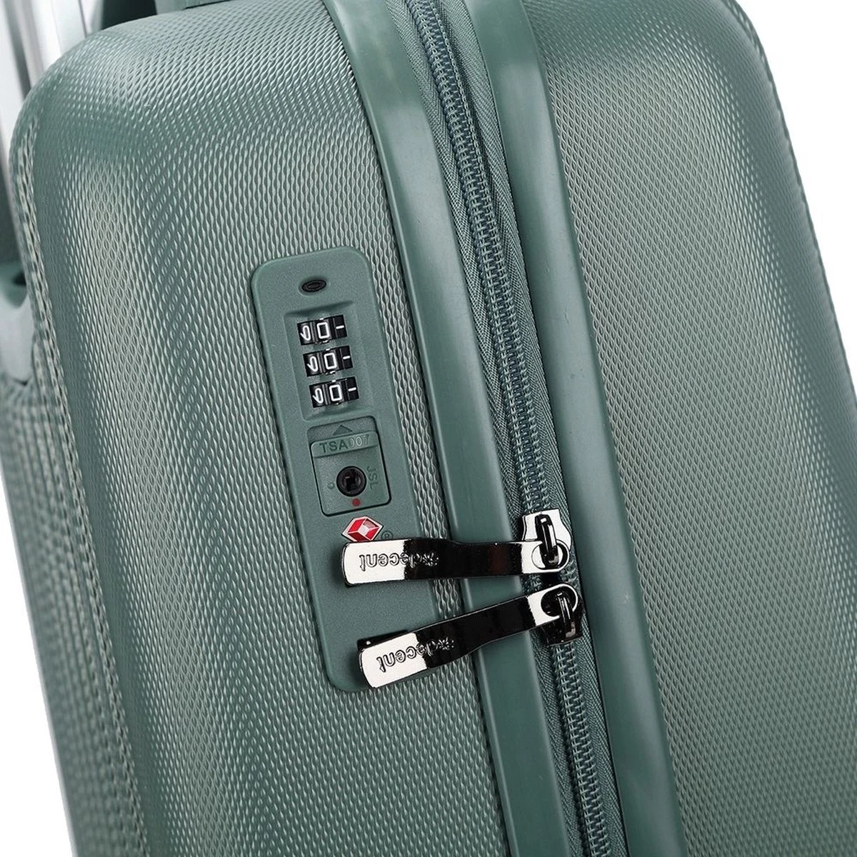 Decent Handbagage Koffer / Trolley / Reiskoffer - 55 Cm - 38 Liter - ABS - Tranporto - Groen - Afbeelding 10