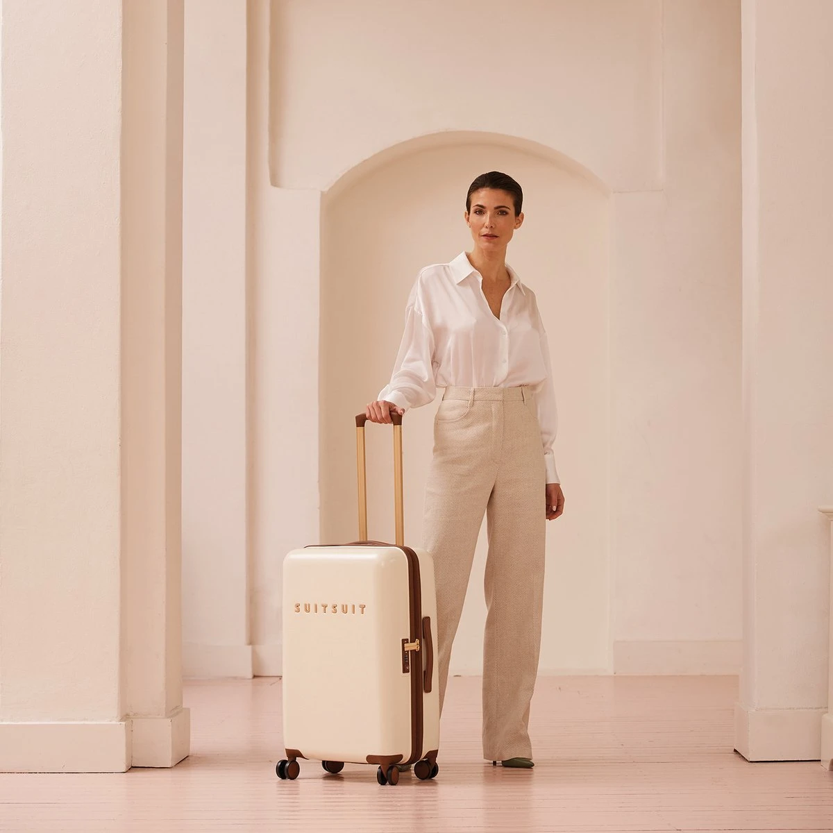 SUITSUIT - Fab Seventies - Antique White - Reiskoffer (66 Cm) - Afbeelding 2