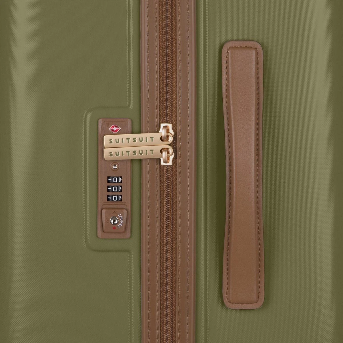 SUITSUIT - Fab Seventies - Martini Olive - Reiskoffer (76 Cm) - Afbeelding 4
