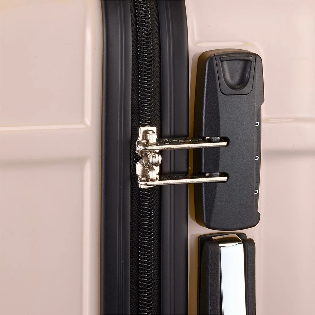 Tesla PC - Handbagage Koffer - 55x35x20 Cm - 4 Wielen - Roze - Afbeelding 6