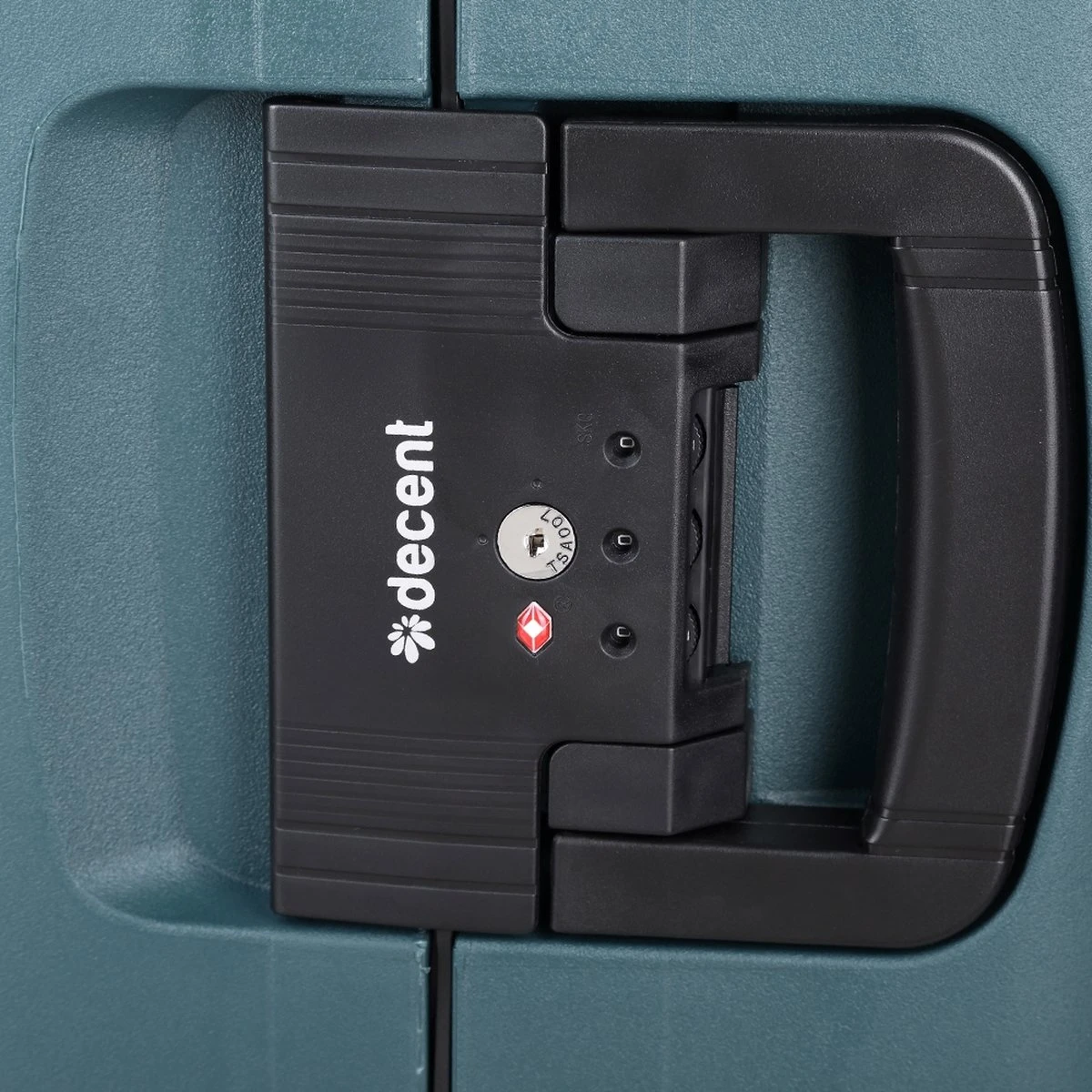 Decent Transit Large Koffer - 82 Cm - Petrol Groen - Afbeelding 11