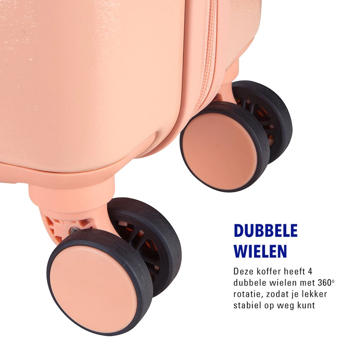 Princess Traveller Harlem - Handbaggage Koffer - Roze - S - 55cm - Afbeelding 8
