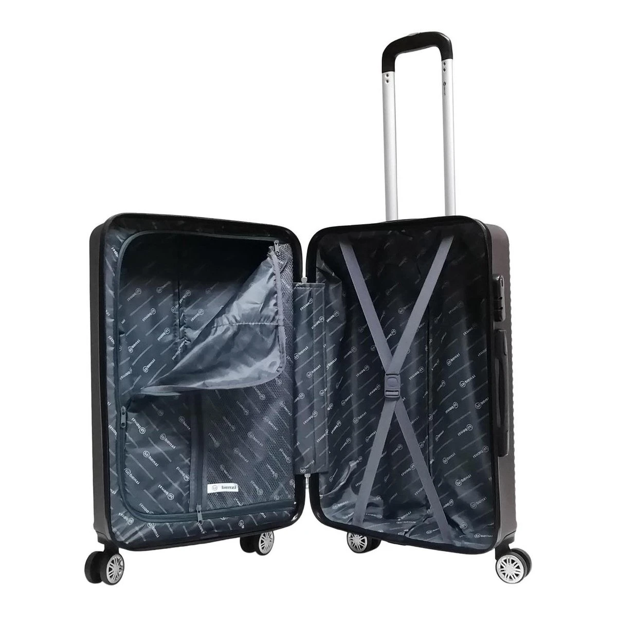 Benzi Munera Medium Koffer - 65 Cm - Bordeaux Rood - Afbeelding 2