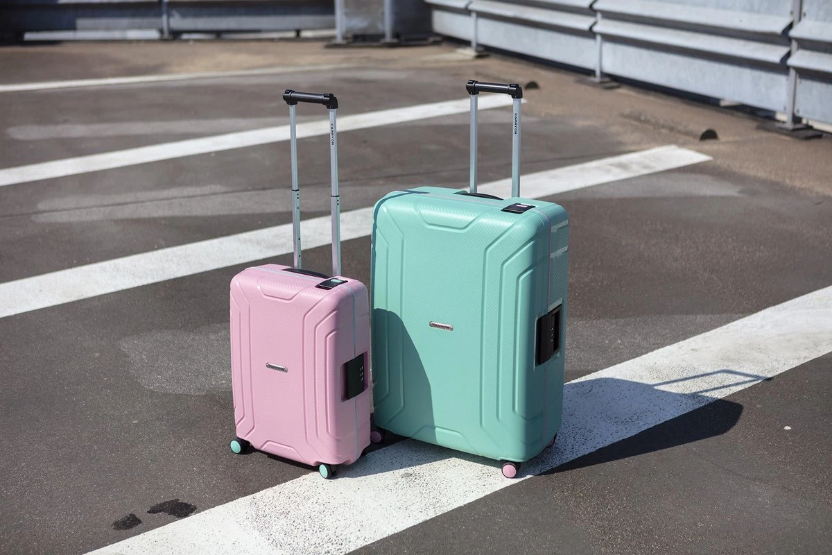 CarryOn Steward Kofferset - 2-delige TSA Trolleyset Met Kliksloten - Dubbele Wielen - Mint - Afbeelding 8