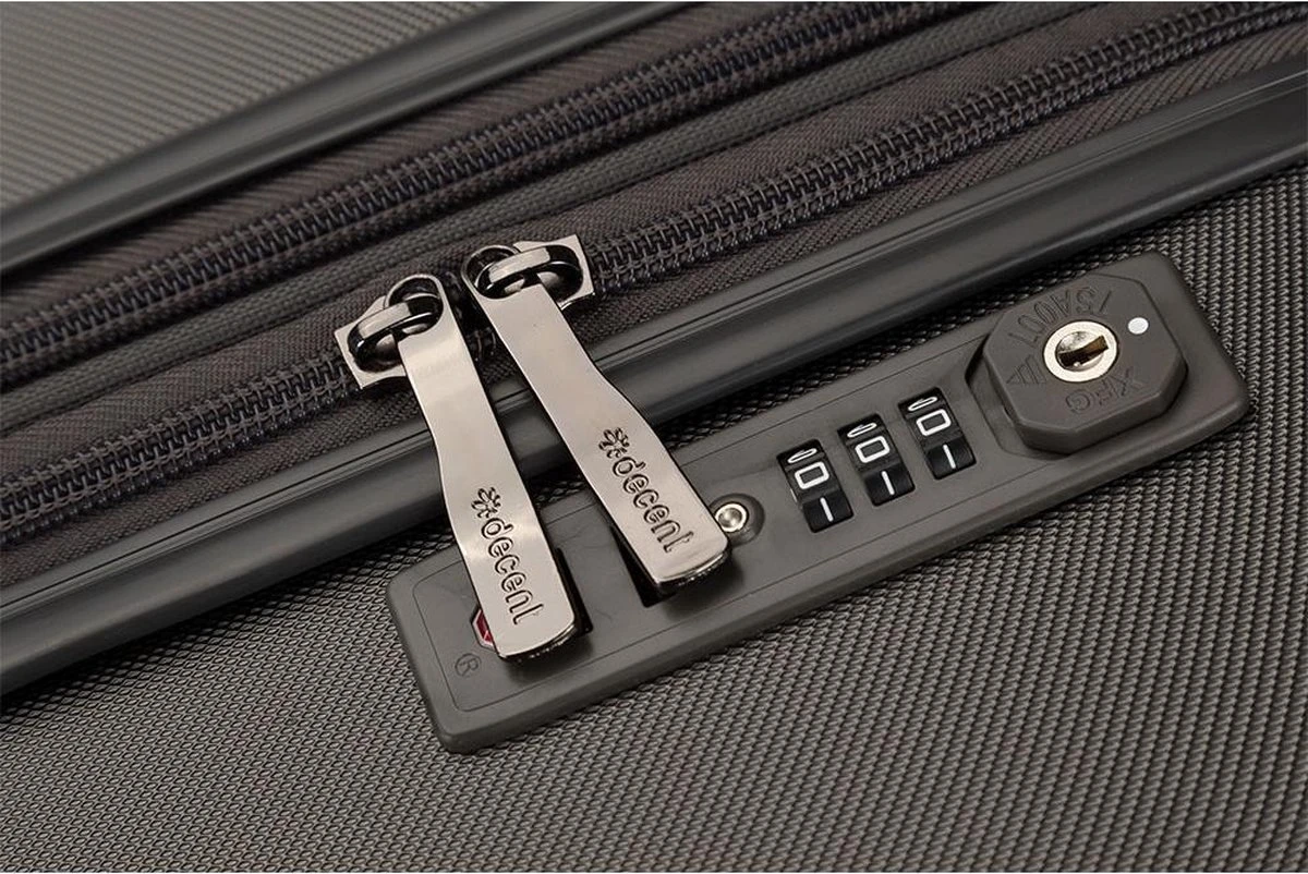 Decent Harde Koffer Q-LuxxHoogte > 67 Cm - Grijs - Afbeelding 8