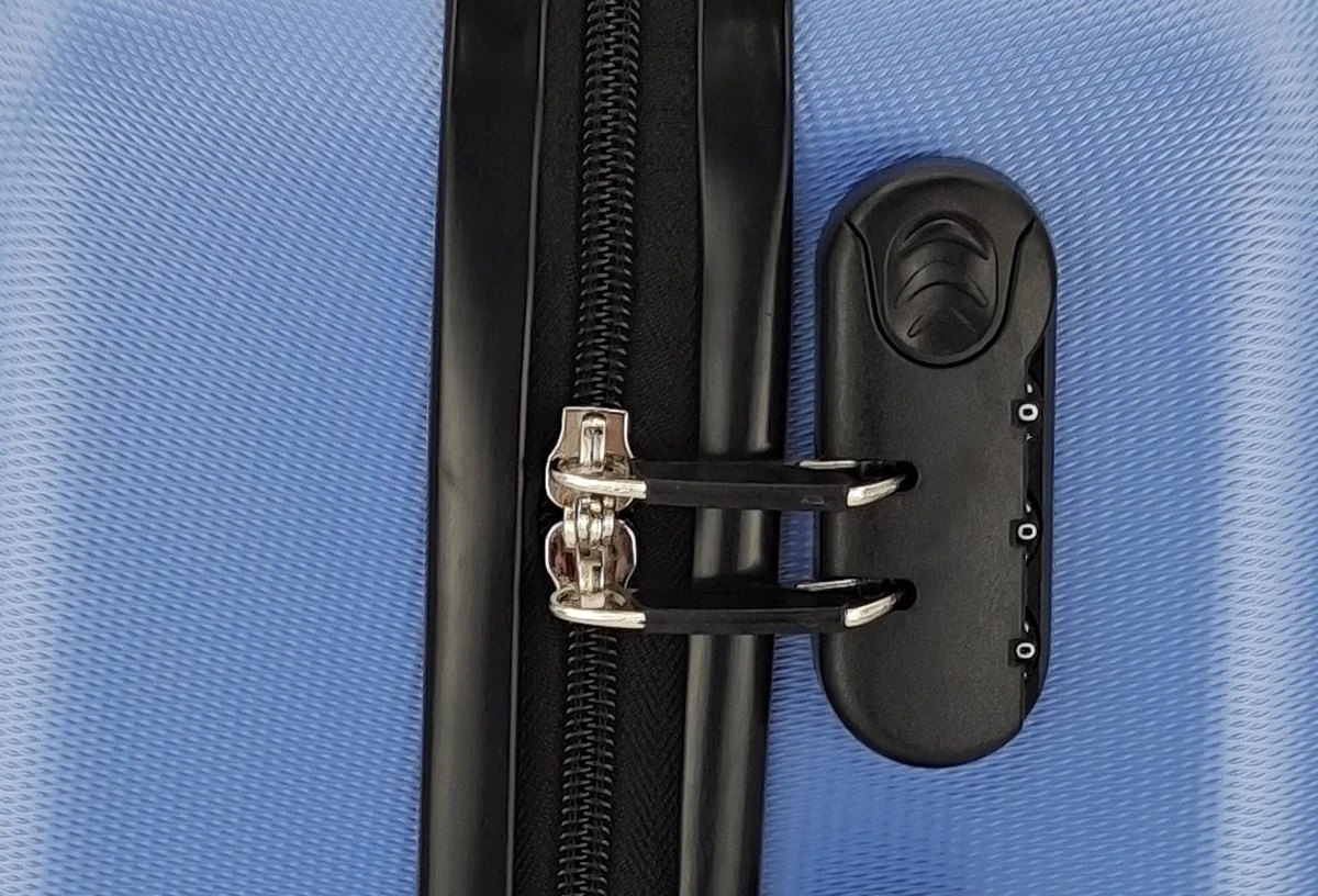 SB Travelbags Bagage Koffer 75cm 4 Wielen Trolley - Blauw - Afbeelding 7