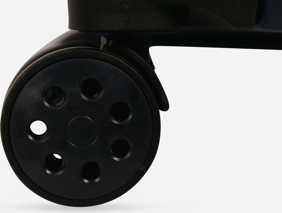 ©TROLLEYZ - Ibiza No.3 - Trolley - 55cm Met TSA Slot - Dubbele Wielen - 360° Spinners - 100% ABS - Handbagage Koffer In Ocean Blue - Afbeelding 6