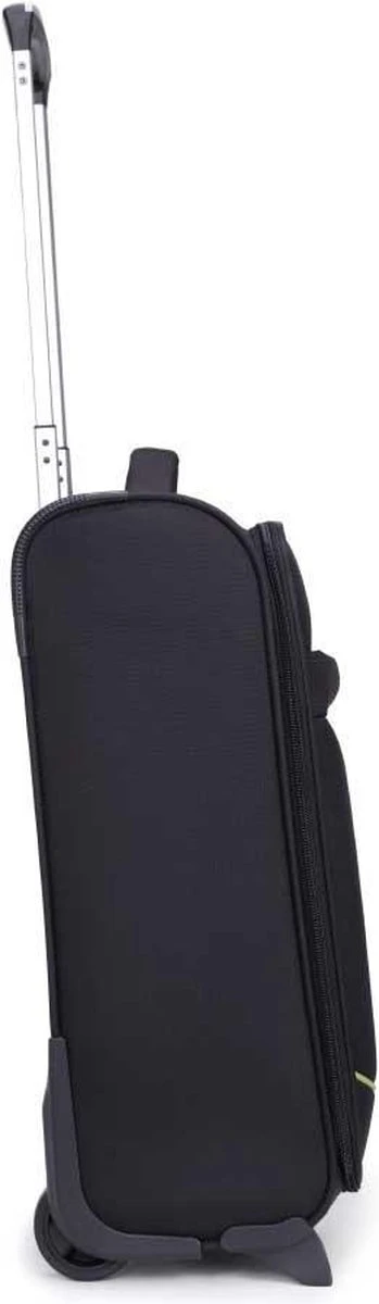 Decent Handbagage Koffer / Trolley / Reiskoffer - 50 Cm - 35 Liter - Polyester - Super-Light - Zwart - Afbeelding 4