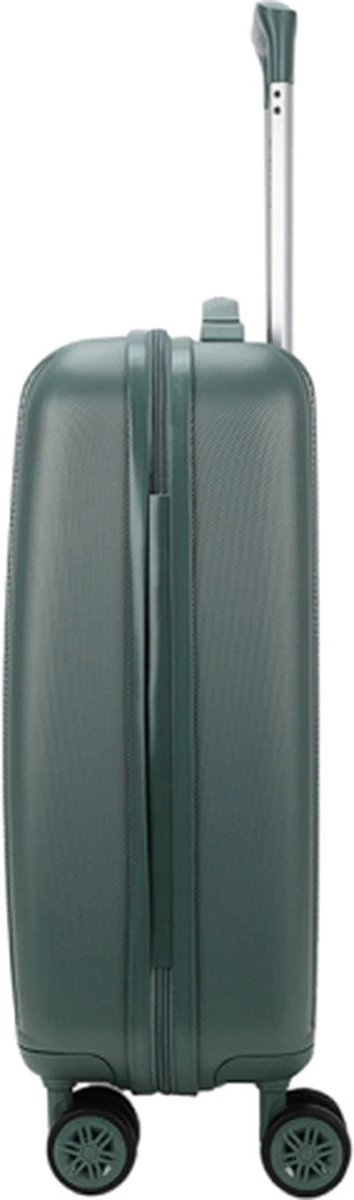 Decent Handbagage Koffer / Trolley / Reiskoffer - 55 Cm - 38 Liter - ABS - Tranporto - Groen - Afbeelding 3