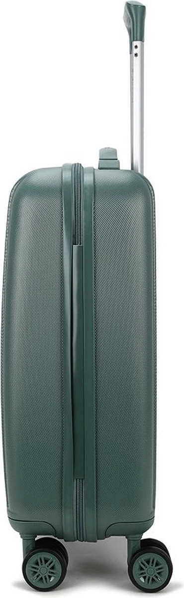 Decent Handbagage Koffer / Trolley / Reiskoffer - 55 Cm - 38 Liter - ABS - Tranporto - Groen - Afbeelding 9