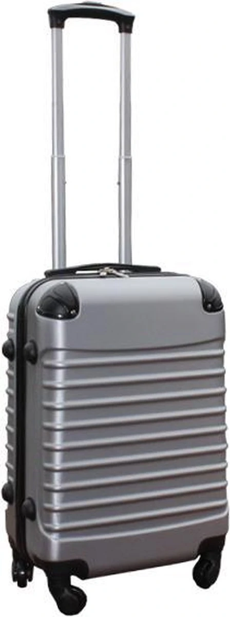 Travelerz Kofferset 3 Delig Met Wielen En Cijferslot - ABS - Zilver (228-) - Afbeelding 3