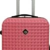 SB Travelbags Handbagage Koffer 55cm 4 Wielen Trolley - Roze