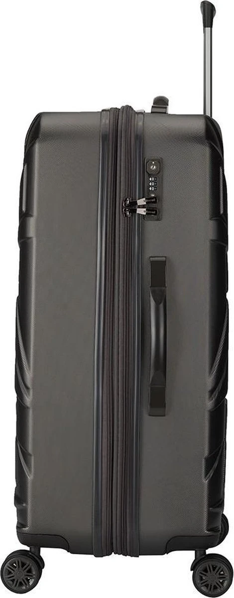 Decent Harde Koffer Q-LuxxHoogte > 67 Cm - Grijs - Afbeelding 2