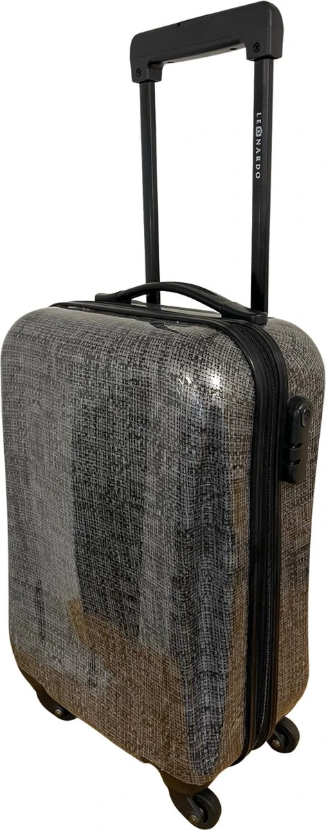 Leonardo Handbagagekoffer Lichtgewicht 51cm - Cabinsize Reiskoffer 30Liter - Reistrolley - Inclusief Slot - Afbeelding 4