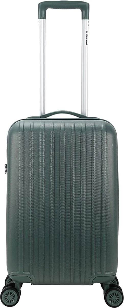 Decent Handbagage Koffer / Trolley / Reiskoffer - 55 Cm - 38 Liter - ABS - Tranporto - Groen - Afbeelding 16