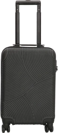 Enrico Benetti Louisville 39040 Handbagage Koffer Hardcase ABS - Zwart