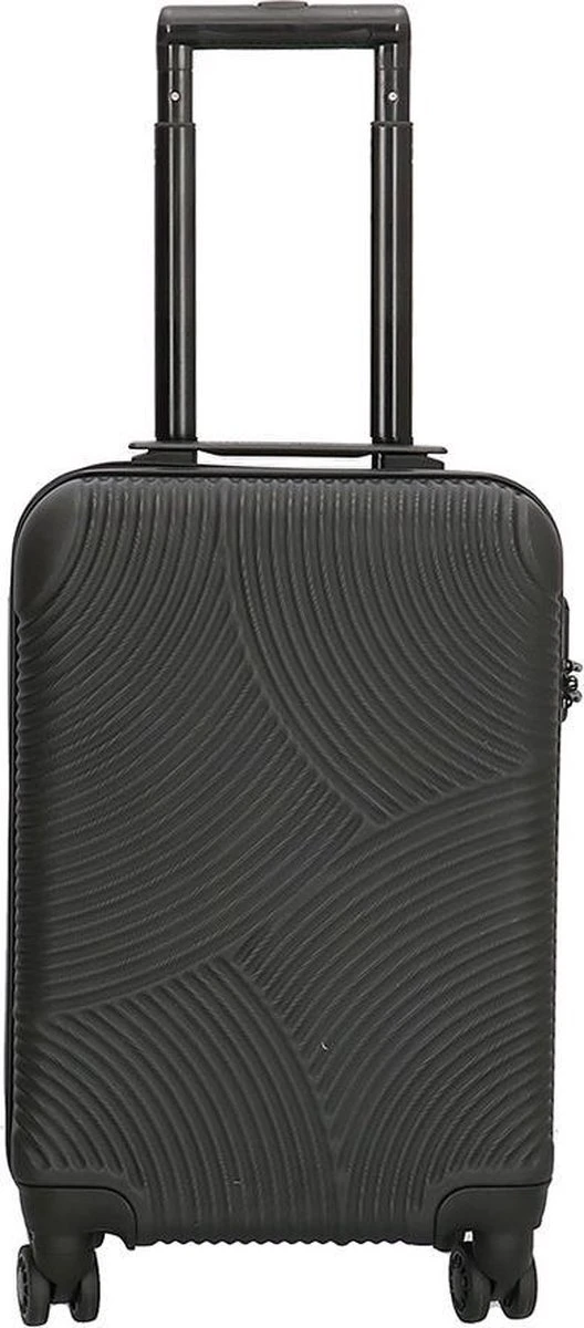 Enrico Benetti Louisville 39040 Handbagage Koffer Hardcase ABS - Zwart