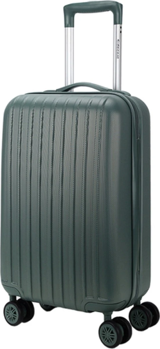 Decent Handbagage Koffer / Trolley / Reiskoffer - 55 Cm - 38 Liter - ABS - Tranporto - Groen - Afbeelding 7