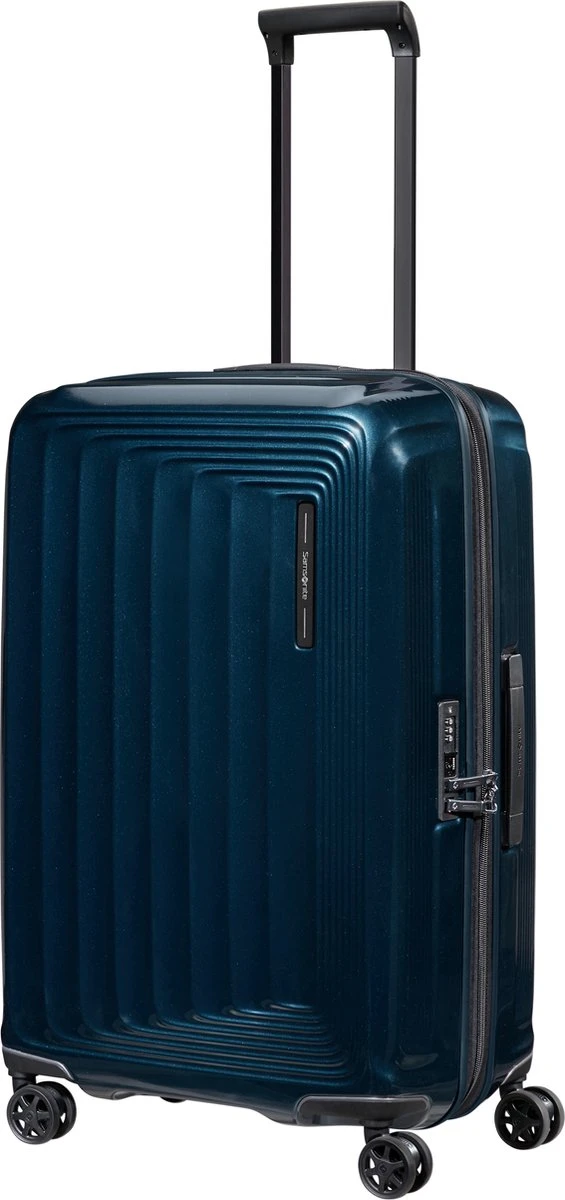 Samsonite Reiskoffer - Nuon Spinner 69/25 Exp (Medium) Metallic Dark Blue