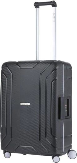 CarryOn Steward TSA Reiskoffer - 75cm Trolley Met Kliksloten - Dubbele Wielen - Zwart
