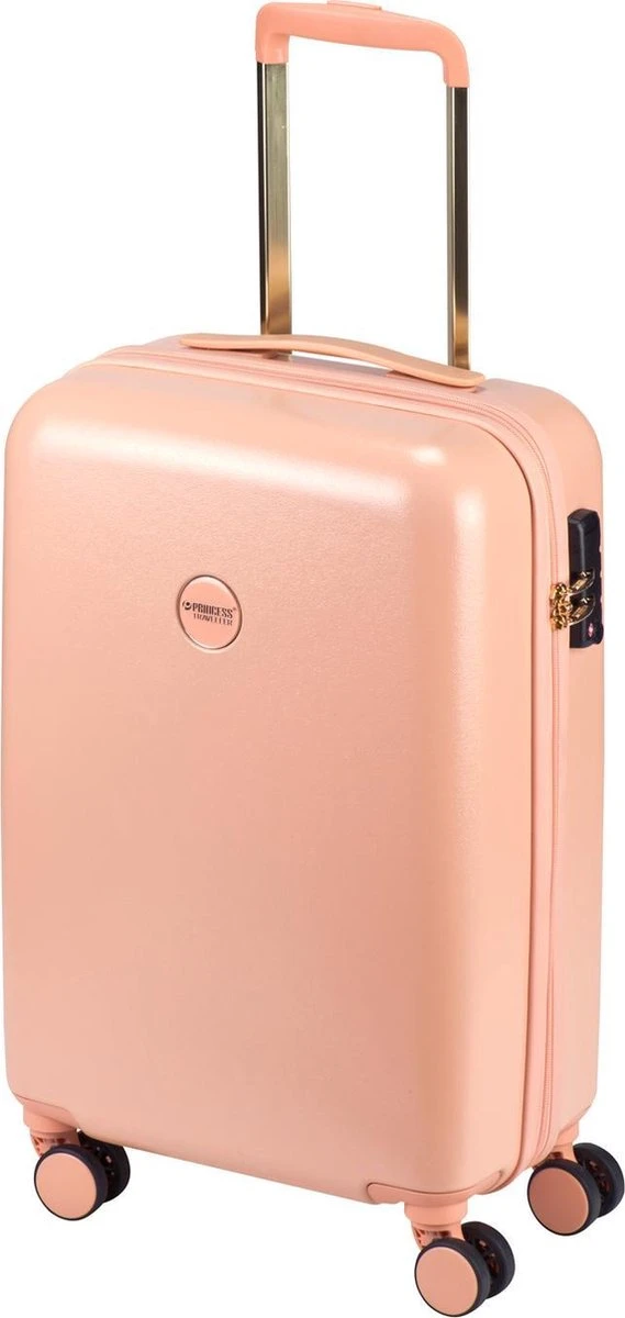 Princess Traveller Harlem - Handbaggage Koffer - Roze - S - 55cm - Afbeelding 13