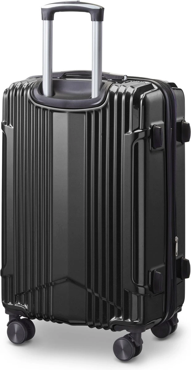 Tesla PC - Reiskoffer - 65 Cm - 4 Wielen - Zwart - Afbeelding 2