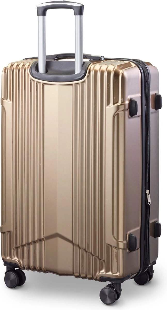 Tesla PC - Reiskoffer - 75 Cm - 4 Wielen - Goud - Afbeelding 2