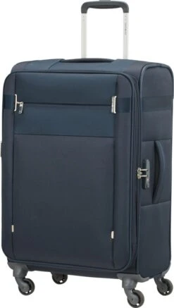Samsonite Reiskoffer - Citybeat Spinner 66/24 Uitbreidbaar (Medium) Navy Blue