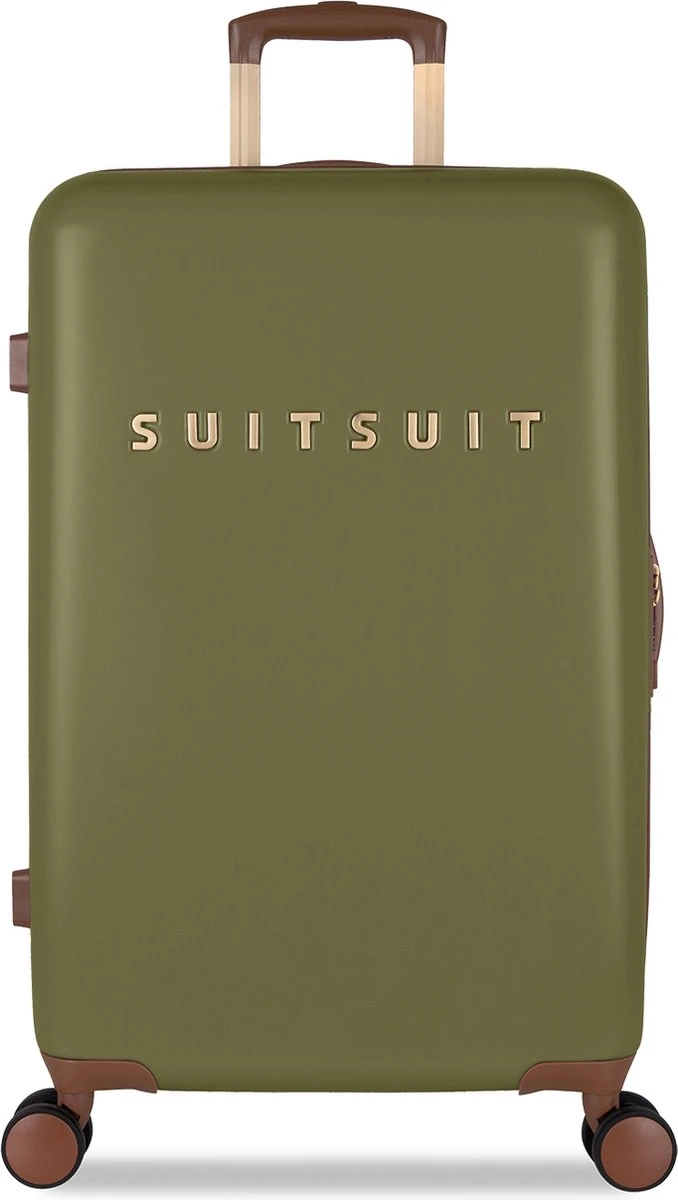 SUITSUIT - Fab Seventies - Martini Olive - Reiskoffer (66 Cm)