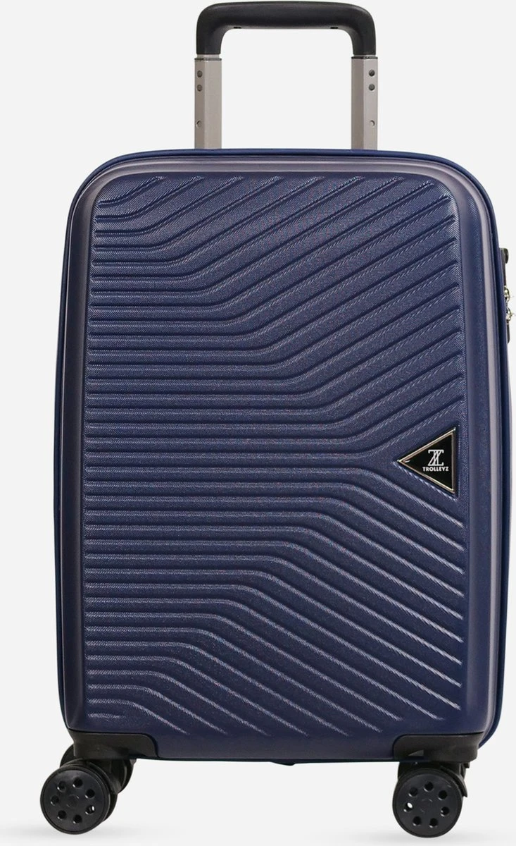 ©TROLLEYZ - Ibiza No.3 - Trolley - 55cm Met TSA Slot - Dubbele Wielen - 360° Spinners - 100% ABS - Handbagage Koffer In Ocean Blue - Afbeelding 9