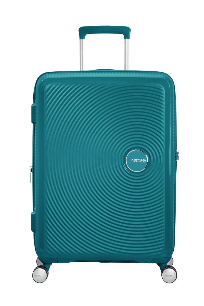 American Tourister Soundbox Spinner Spinner Reiskoffer (Medium) - 81 Liter - Jade Green - Afbeelding 2