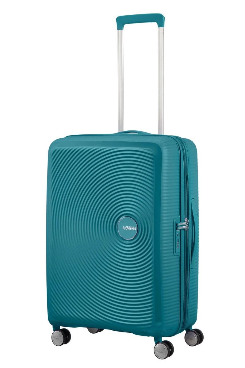 American Tourister Soundbox Spinner Spinner Reiskoffer (Medium) - 81 Liter - Jade Green - Afbeelding 4