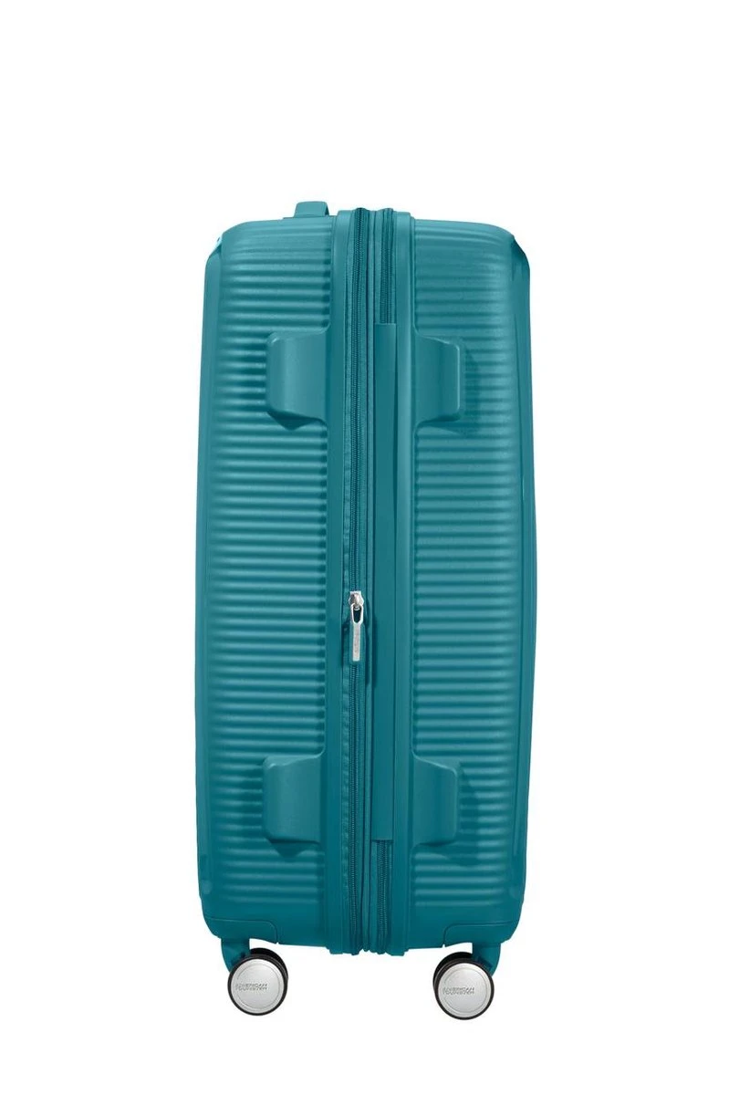 American Tourister Soundbox Spinner Spinner Reiskoffer (Medium) - 81 Liter - Jade Green - Afbeelding 6