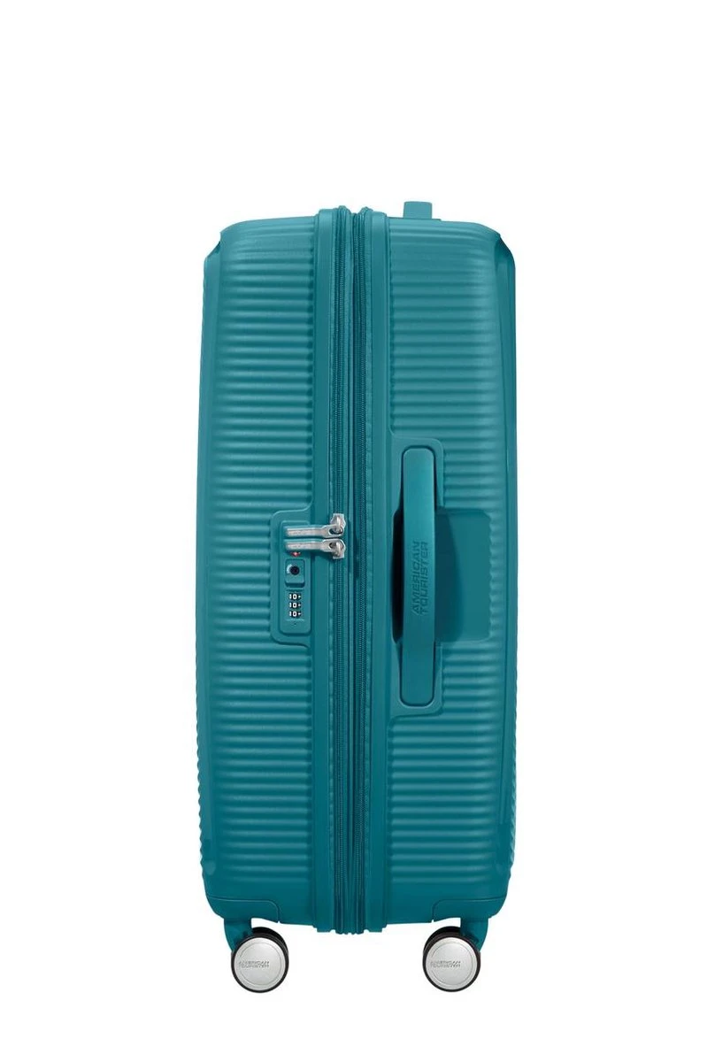 American Tourister Soundbox Spinner Spinner Reiskoffer (Medium) - 81 Liter - Jade Green - Afbeelding 7